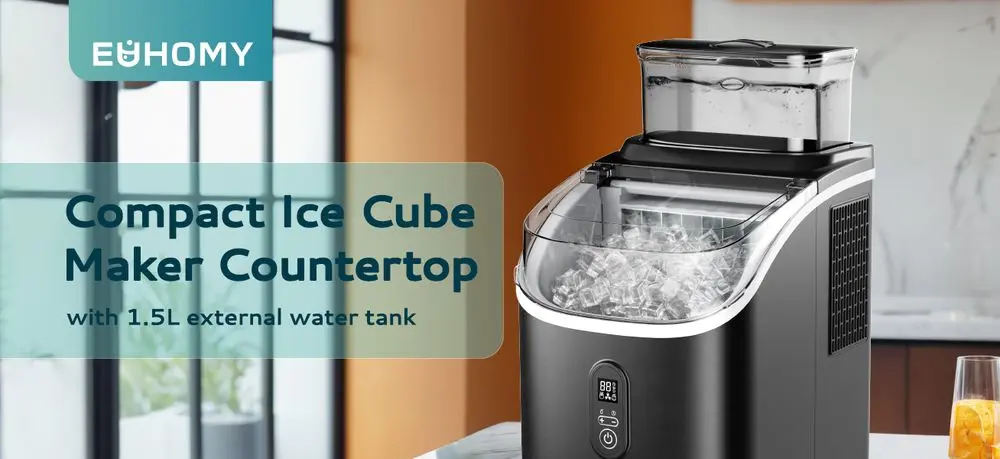 Euhomy Countertop Ice Machine Maker