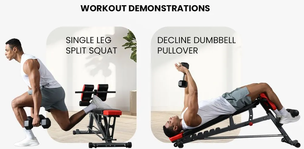 Finer Form Multi FID Weight Bench Dumbell
