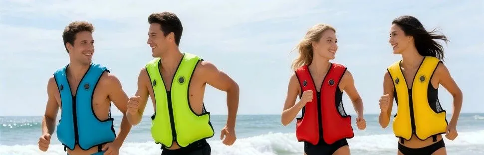 Forweway Dual-Chamber Buoyancy Jacket In Sea