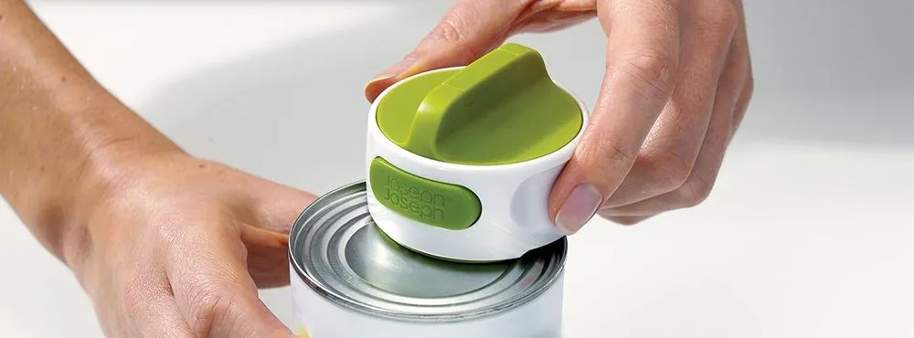 Joseph Joseph Can-Do Can Opener On Top Of Tin
