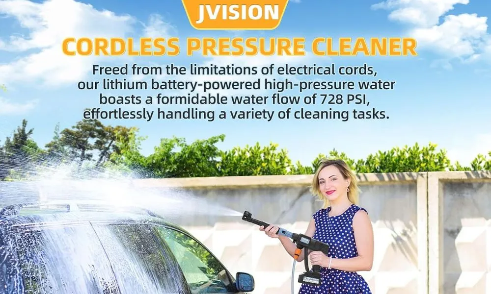 JVISION Cordless Pressure Washer
