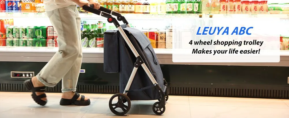 LEUYA Insulated Shopping Trolley In Supermarket