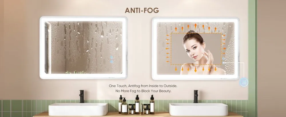 Potuem Illuminated Mounted Mirror