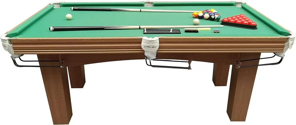 Riley Traditional 6ft Pool Table With Cues