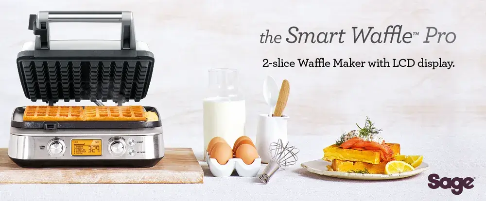Sage Smart IQ Waffle Machine With Whisk