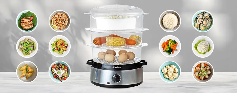Schallen Premium Electric Steamer For Health Food