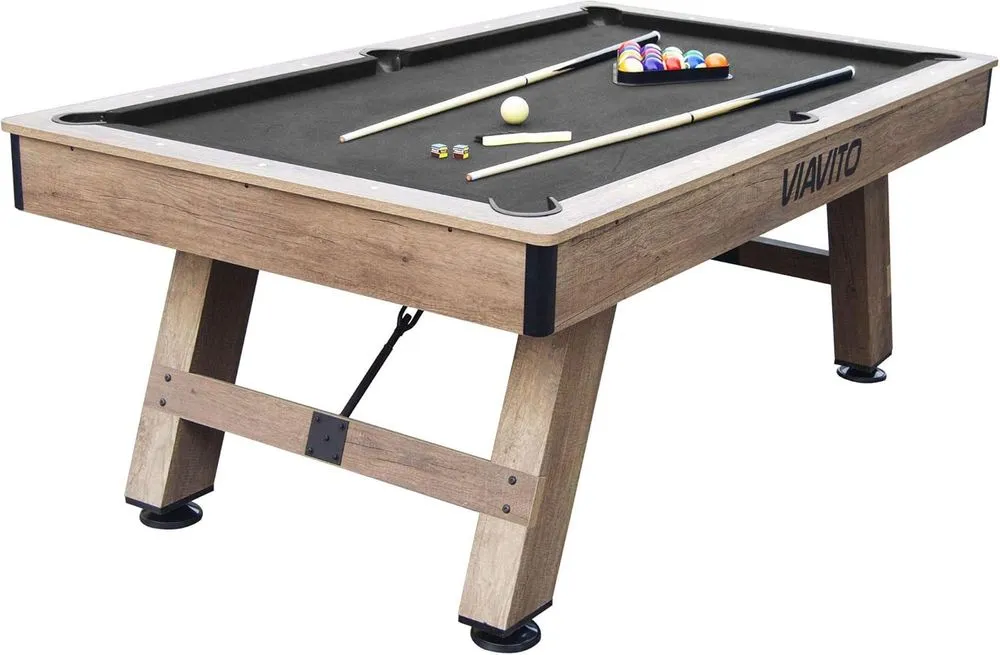 Viavito PT500 7ft Heavy-Duty Pool Table & Triangle