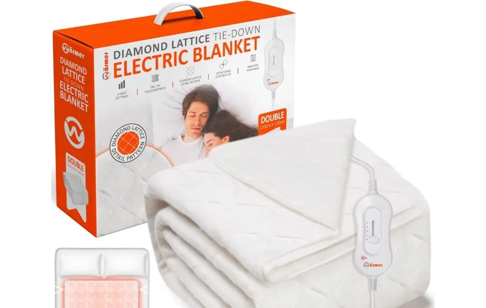 Warmer Double Electric Heated Blanket & Box