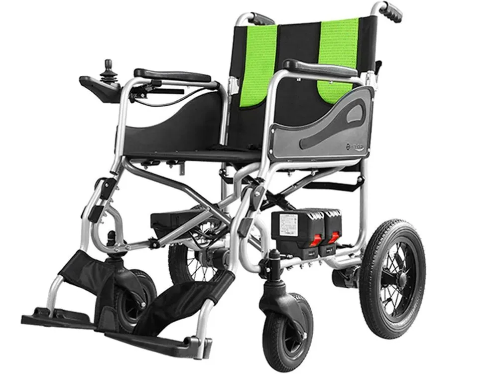 XHY Electric Folding Light Chair With 4 Wheels