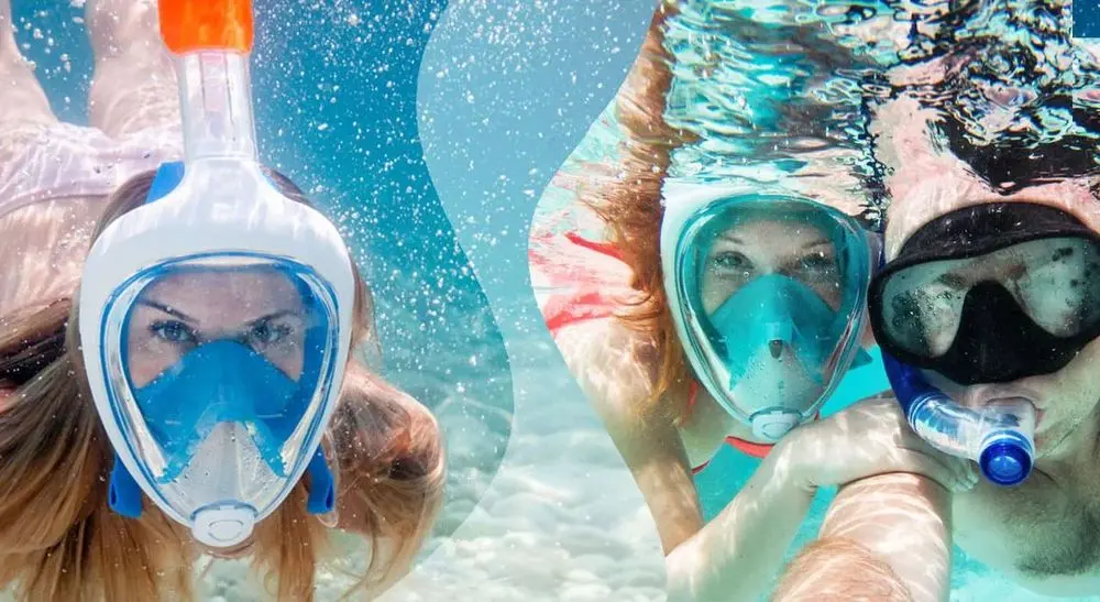 Full Face Snorkel Mask Girls