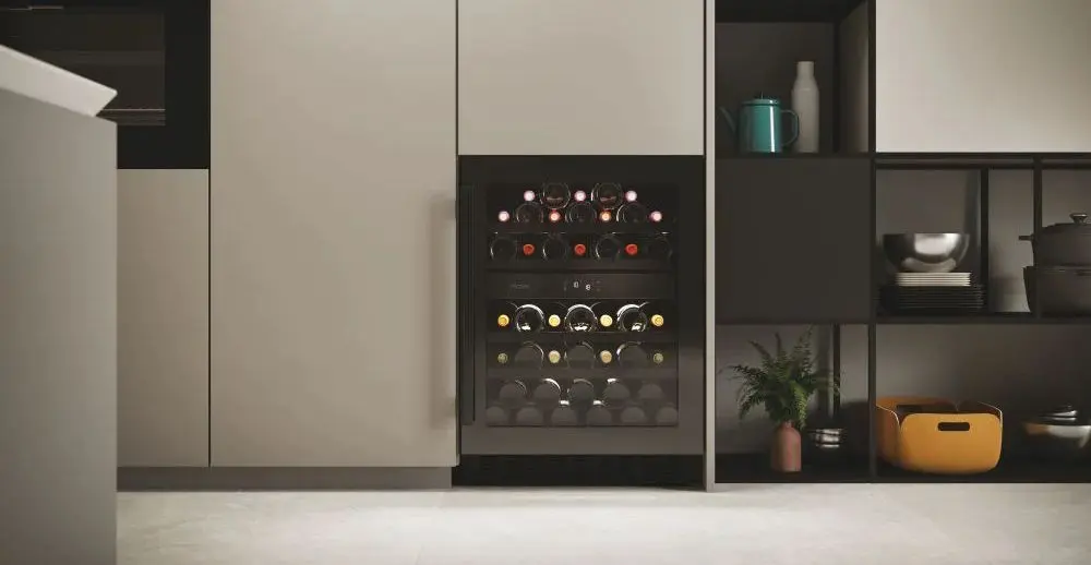 Wine Cooler Cabinet In Kitchen