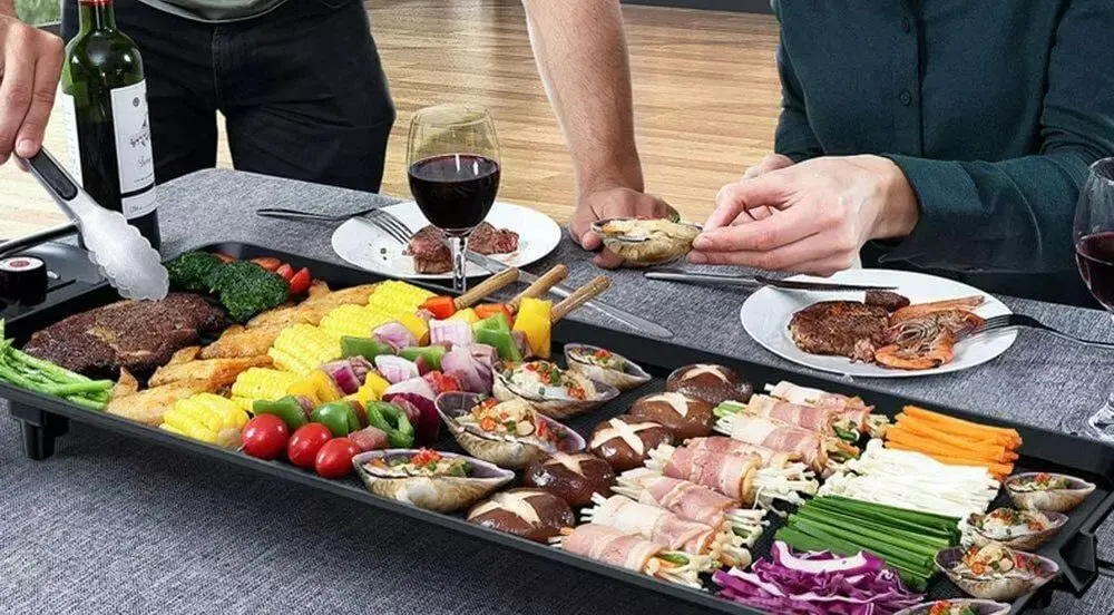 Electric Teppanyaki Grill Plate Electric Powered