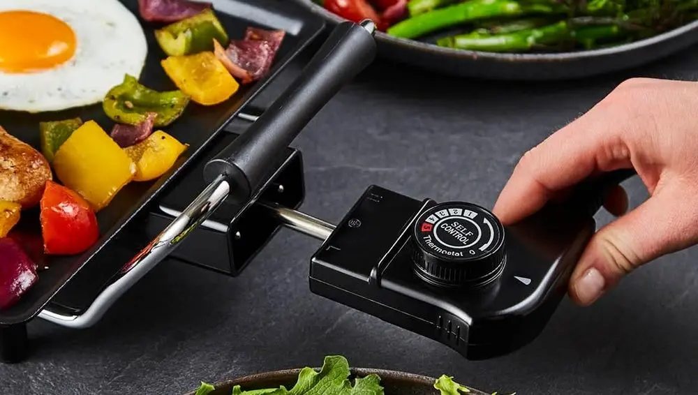 Electric Teppanyaki Hot Plate Heat Control