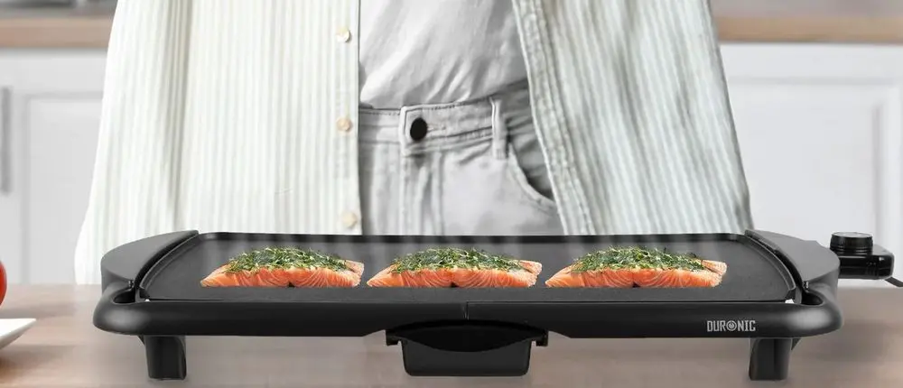 Tabletop Electric Barbecue Grill With Handles