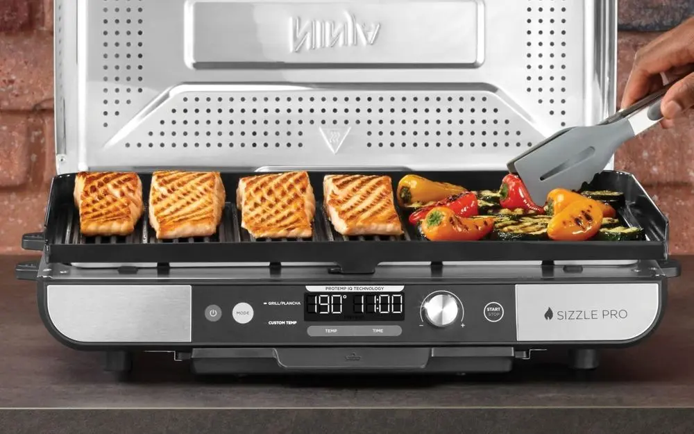 Barbecue Table Top With Temperature LED
