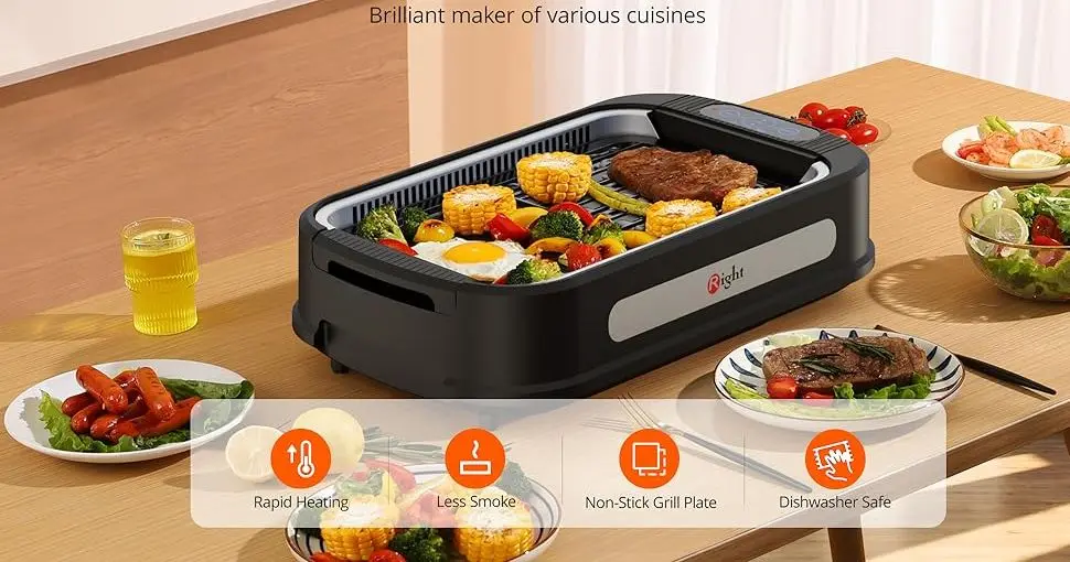 Portable Griddle With Corn