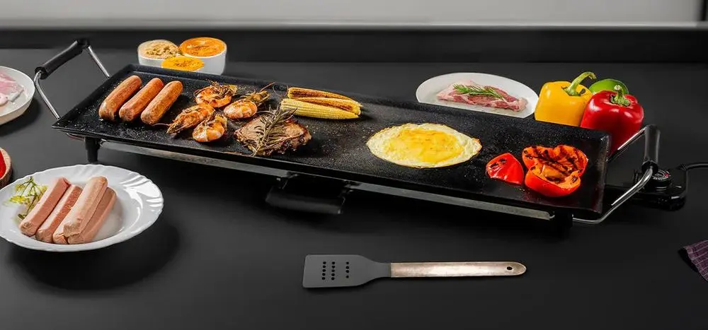Large Teppanyaki Grill Plate With Spatula
