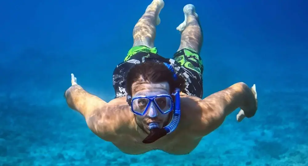Sea Diving Mask In Blue