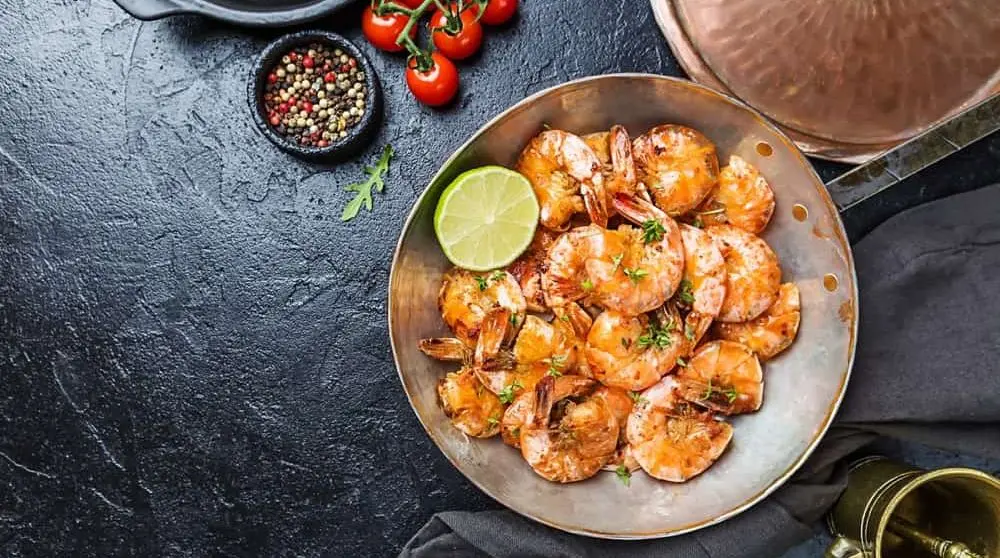 Mix Teppanyaki Grill Seafood In Plate