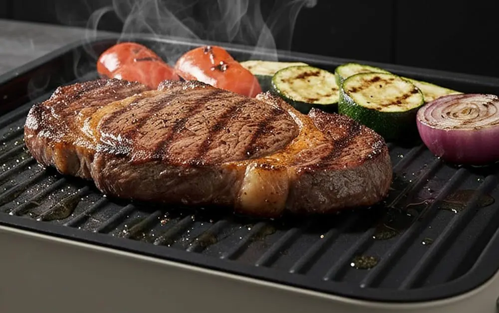 Table Top Barbecue With Sirloin