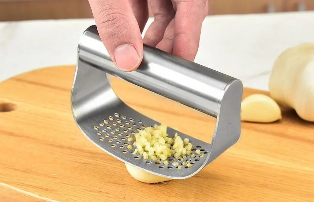 Garlic Press Rocker On Clove