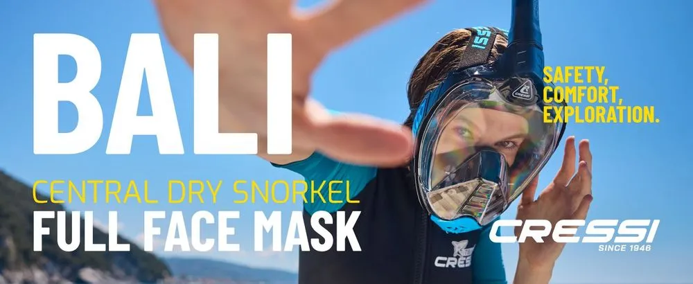 Cressi Bali Full Face Dry Mask CENTRAL