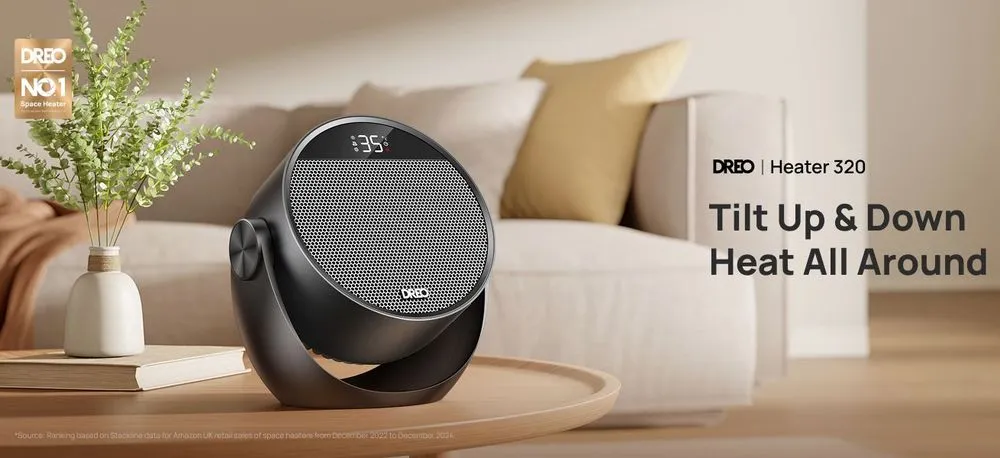 Dreo Home 1500W Small Fan Heater