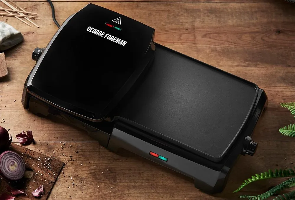 George Foreman Big Table Top Grill With Red Onion