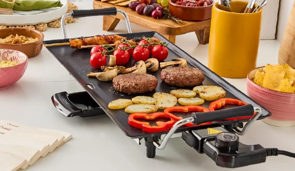 Quest Non Stick Indoor Grill Plugged In