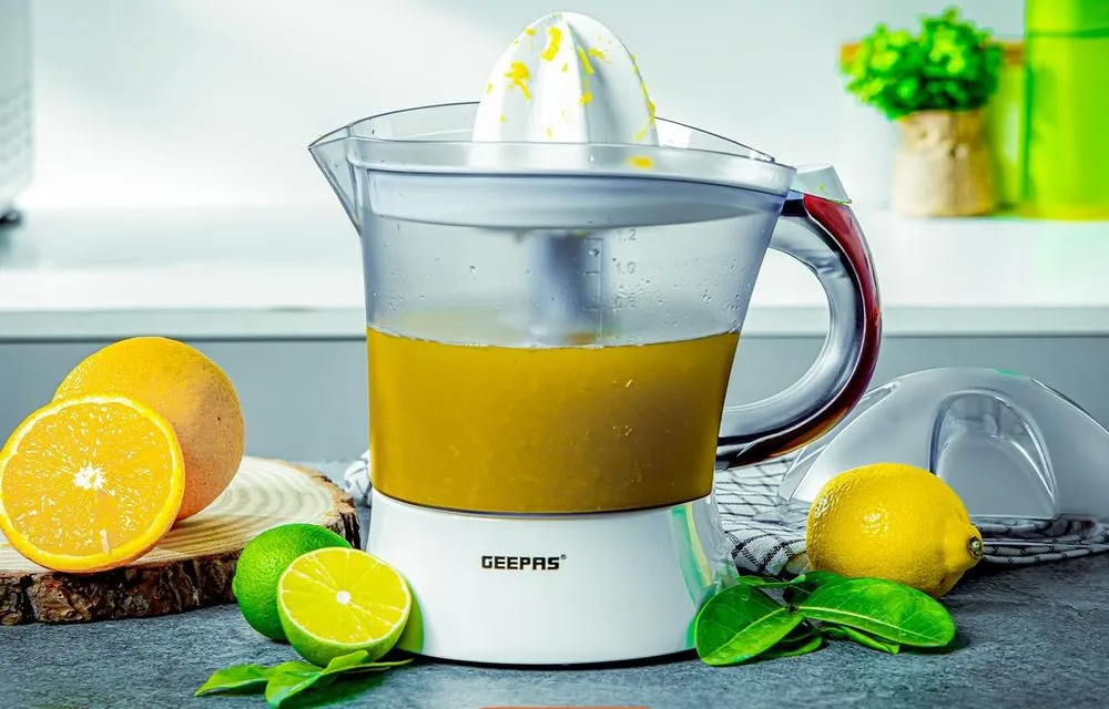 Geepas Electric Orange Juicer Machine With Handle