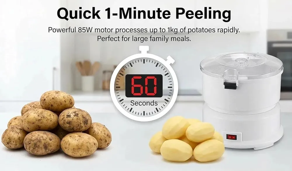 GEN Spinner Dry Electric Potato Peeler Machine