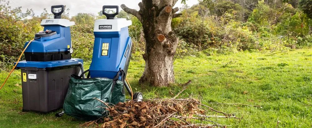 Hyundai Electric Garden Shredder With Bag