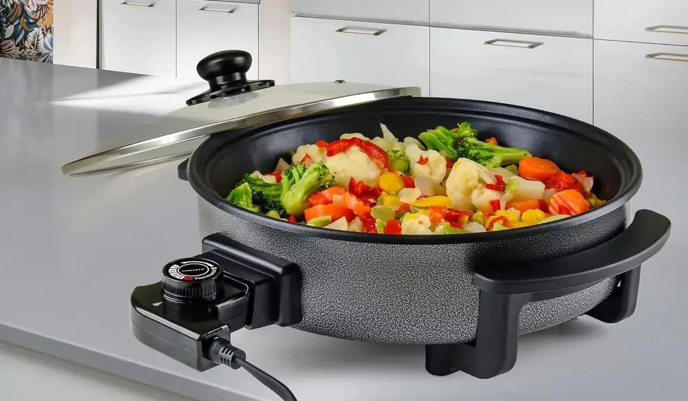Electric Frypan Skillet With Wire