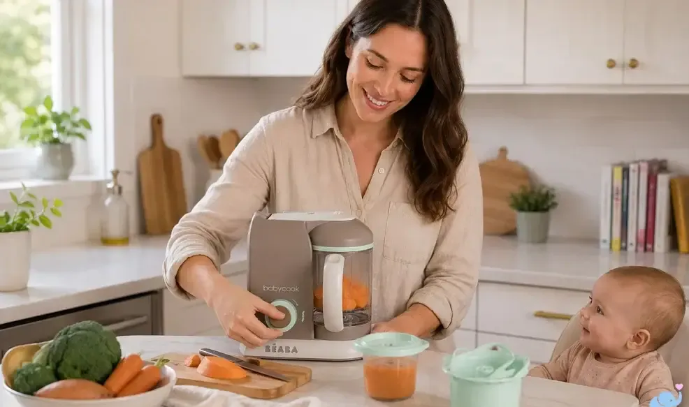 Infant Food Processor On Counter