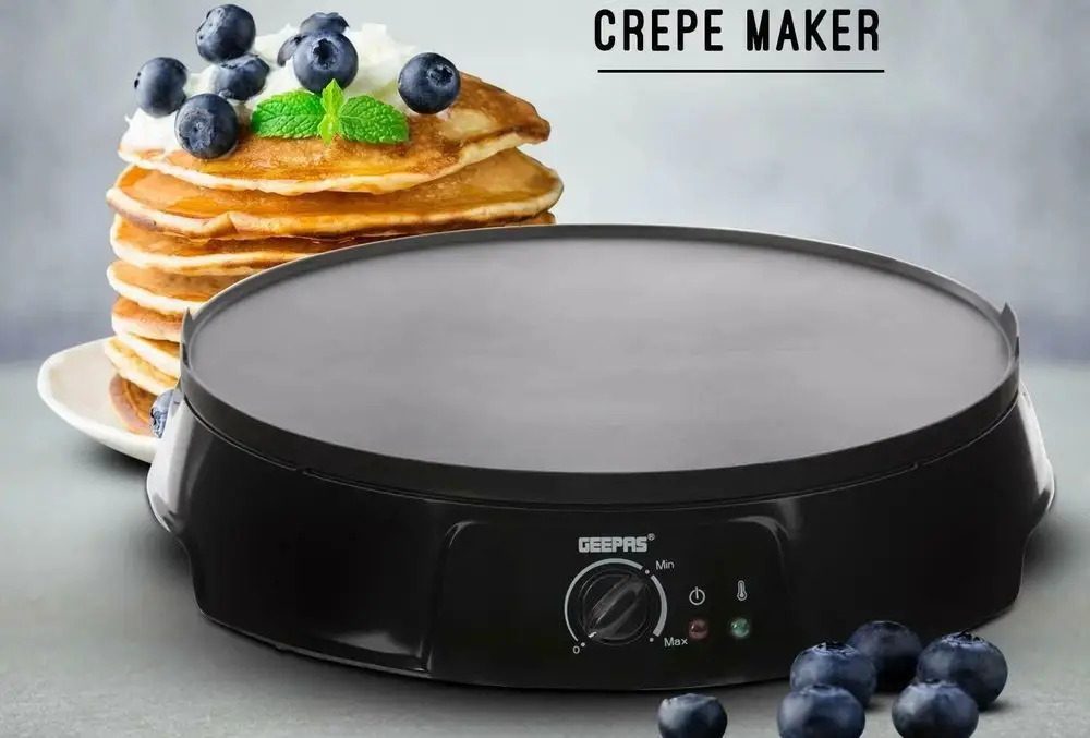 Double Crêpe Maker With Temperature Dial