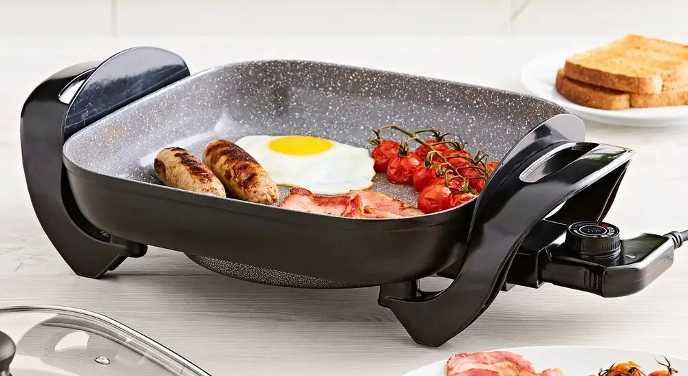 Electric Frypan Skillet With Handles