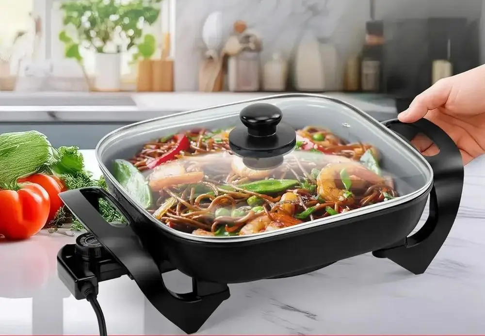 Small Electric Skillet With Heat Modes