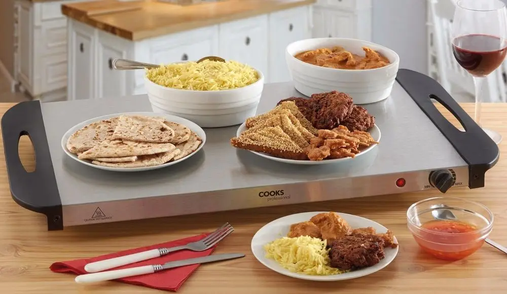 Electric Food Heater & Plates