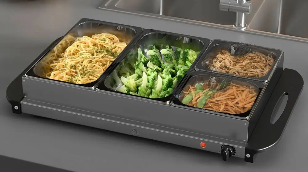 Heater Food Warmer x4 Trays