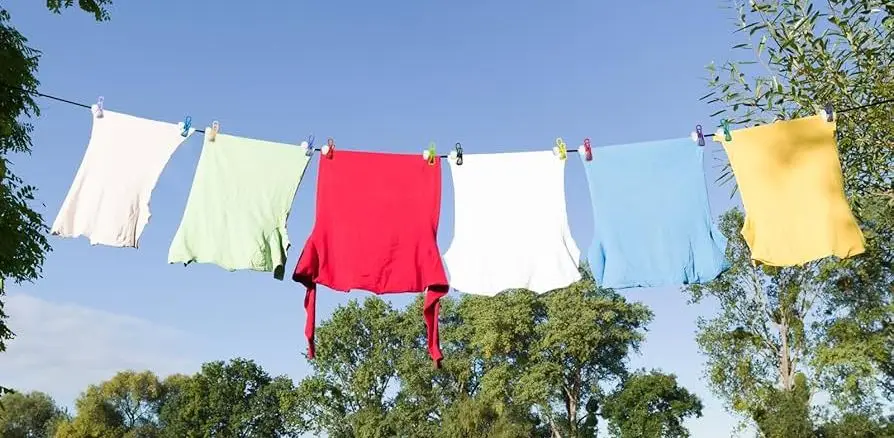 Pull Out Clothes Line & Blue SKY