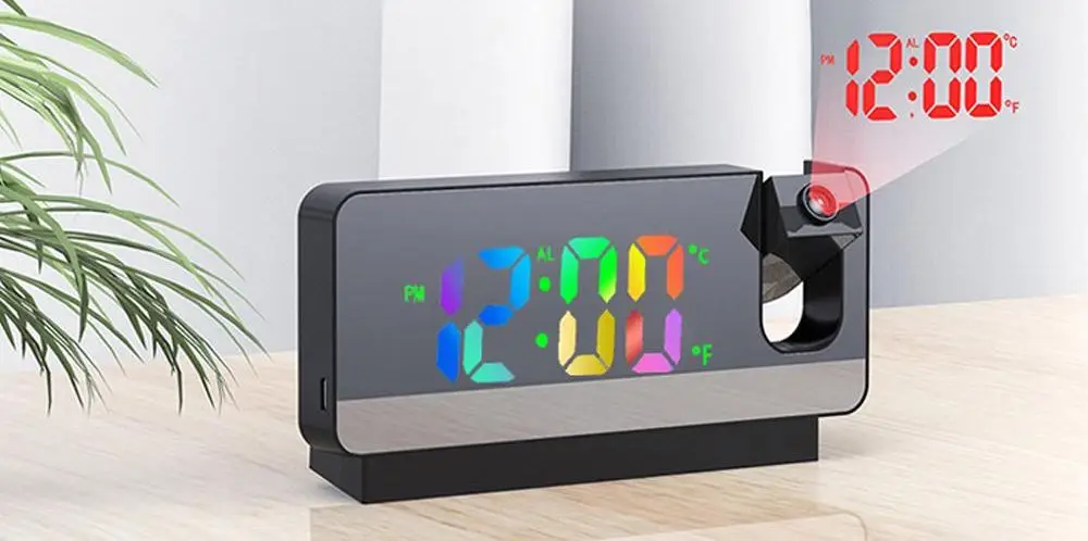 Alarm Clock That Projects On Ceiling Flip Cast
