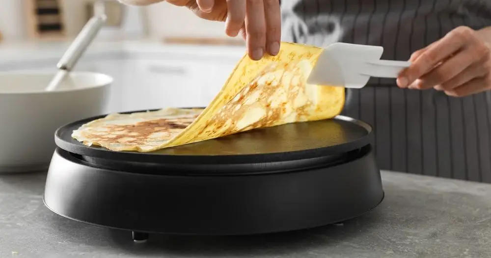 Electric Crêpe Pan In Black