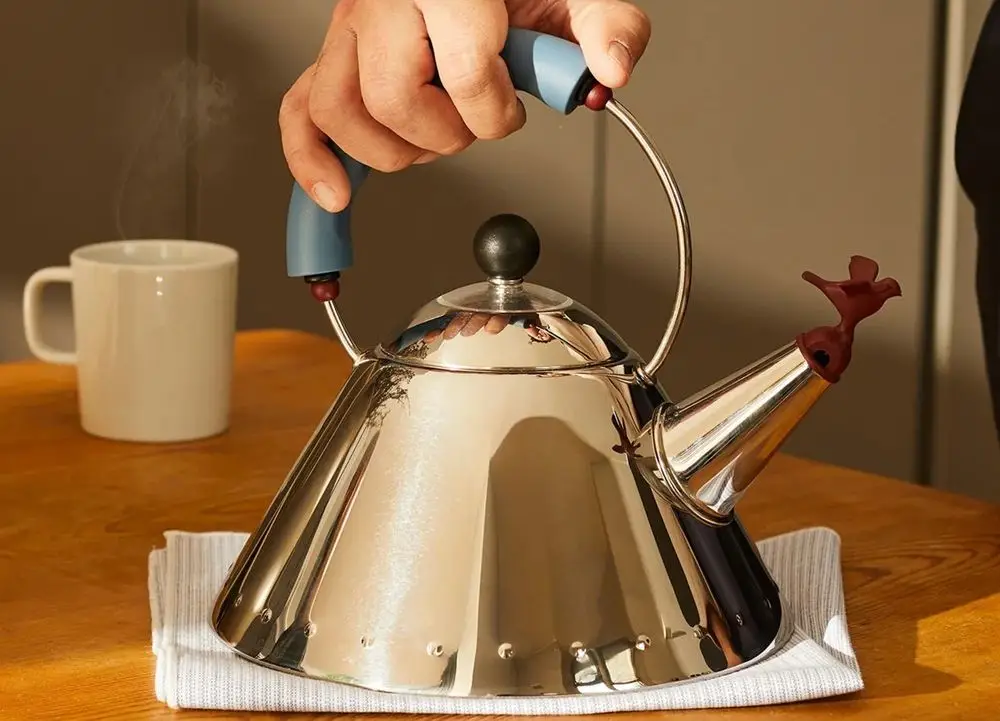 Small Stove Top Kettle On Linen