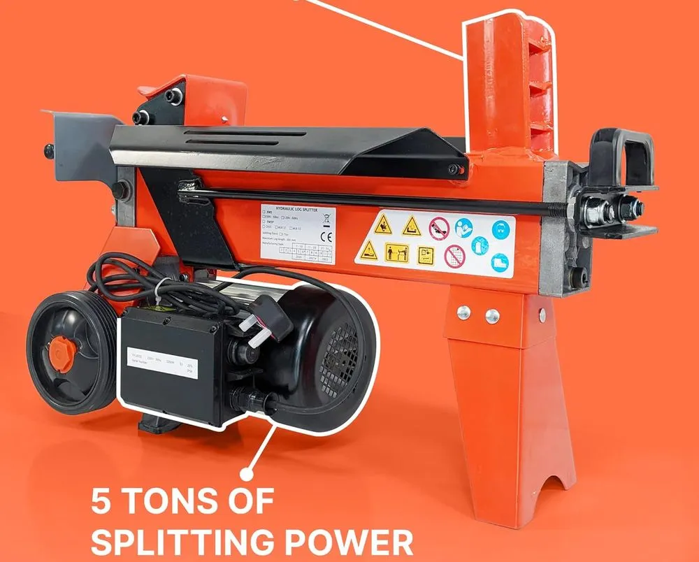 Arrows-UK FM5D Electric Log Splitter 5 Tonnes