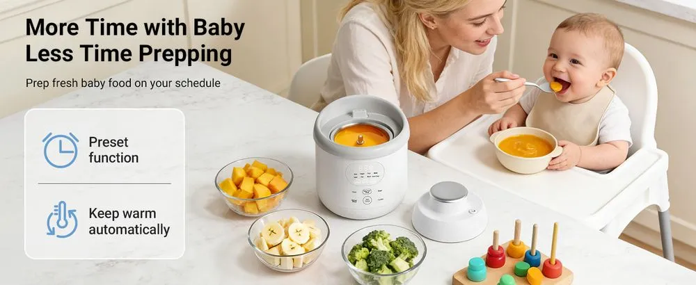 Bear NutriEase AllStage Blender. Baby Food Blender Steamers
