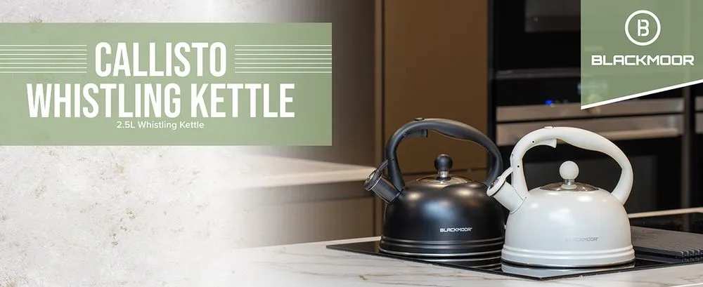 Blackmoor Callisto 2.5L Whistling Kettles On Induction