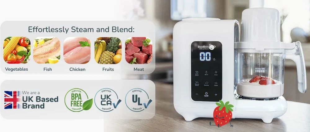 BooBoo PureePro Baby Food Maker BPA Free