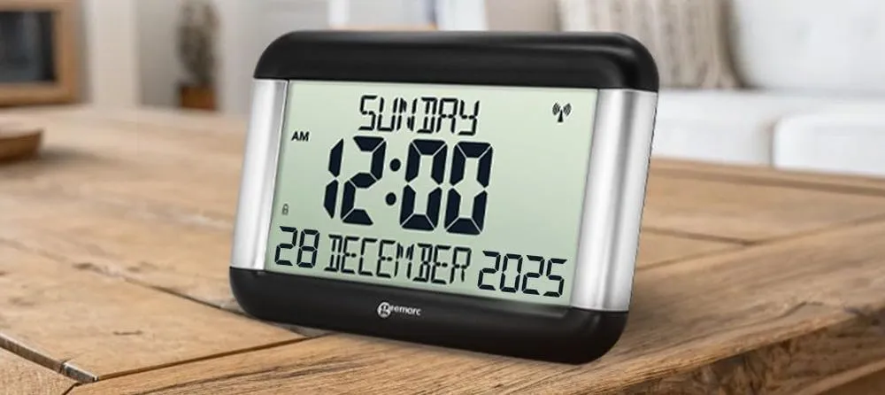 Geemarc Battery Viso MSF Clock On Desk