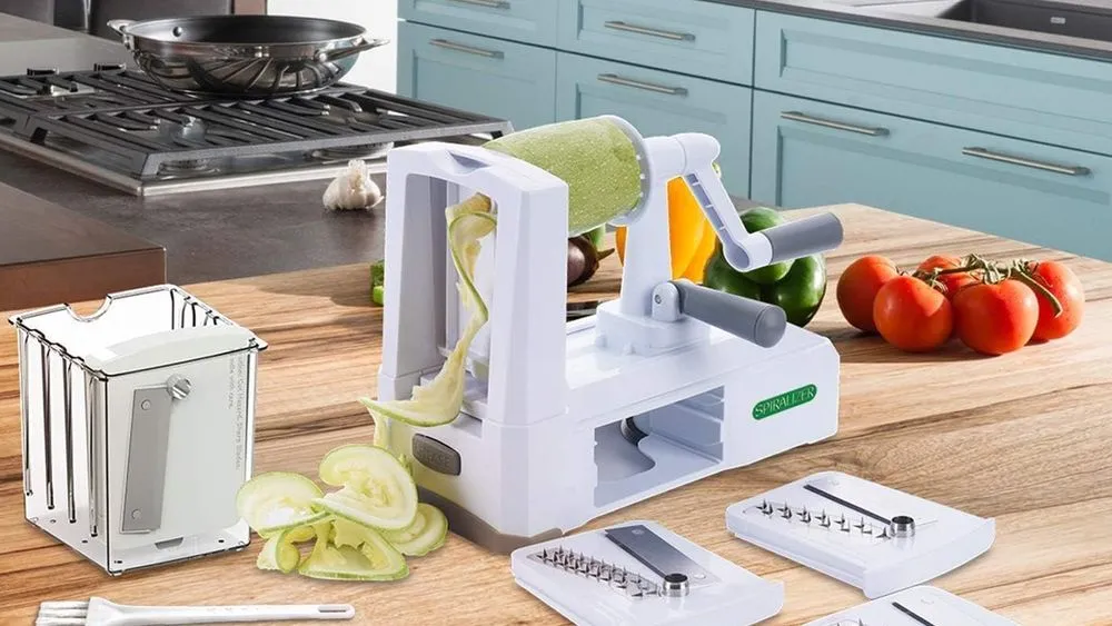 Spiralizer 5-Blade Veggie Slicer Spiralizer On Countertop