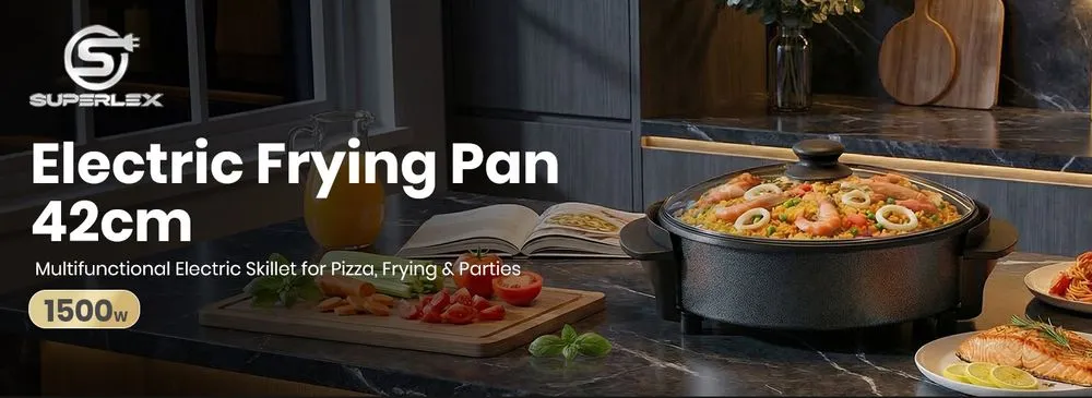 Superlex 1500W Electric Non-Stick Pan 42 cm